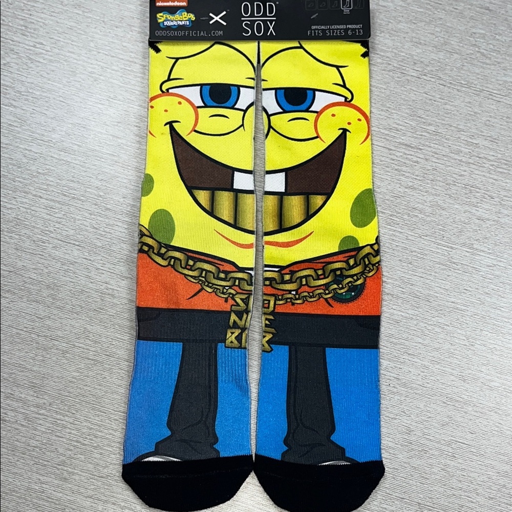 Nickelodeon SpongeBob Socks - Yellow, Blue, Black